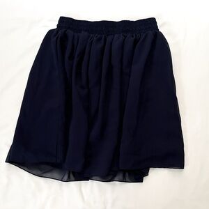 Navy Lace Girl skirt